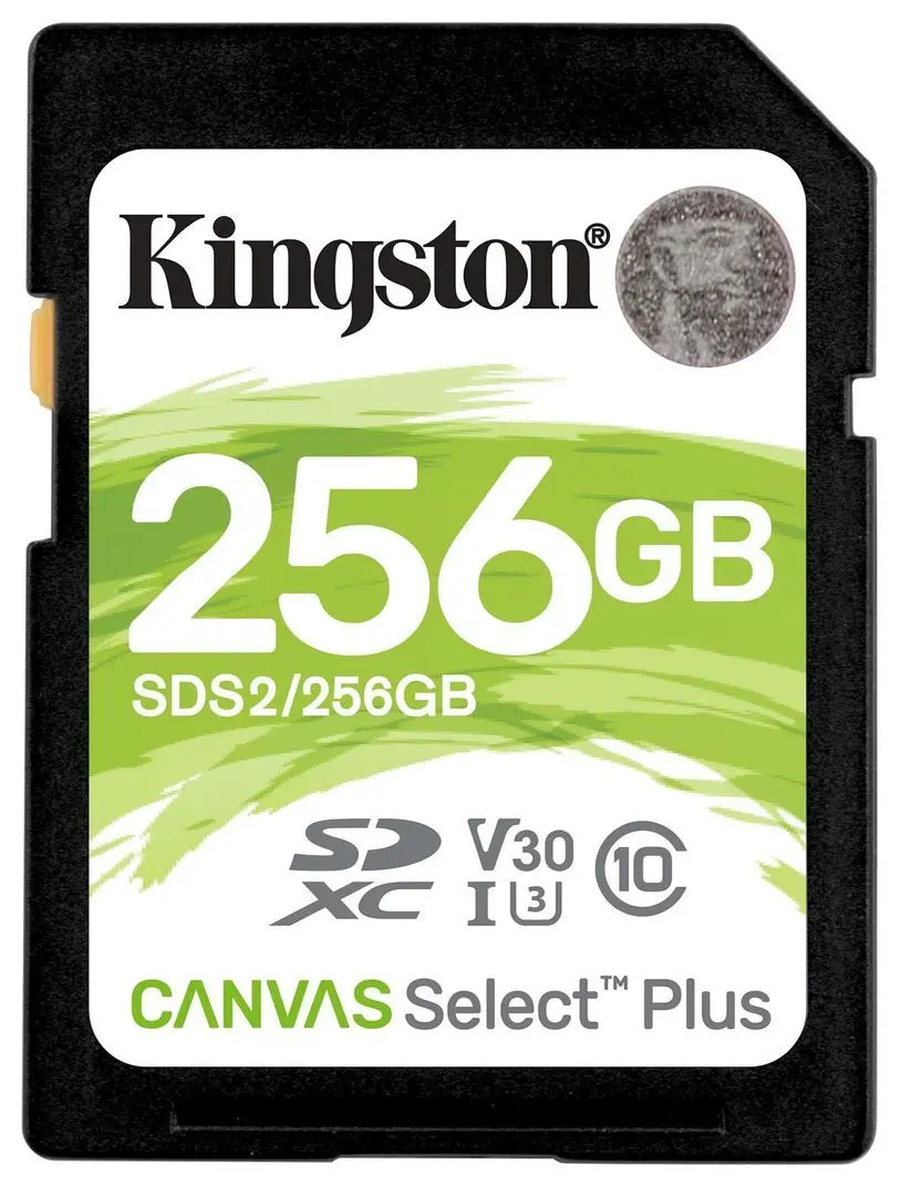 Карта памяти Kingston Canvas Select Plus SDXC 256GB Class 10 UHS-I U1