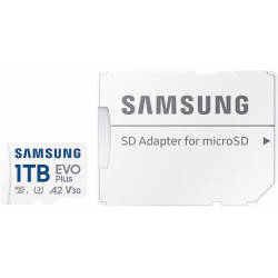 Карта памяти Samsung EVO Plus MicroSDXC 1TB Class 10 UHS-I U3 + SD adapter Thumb