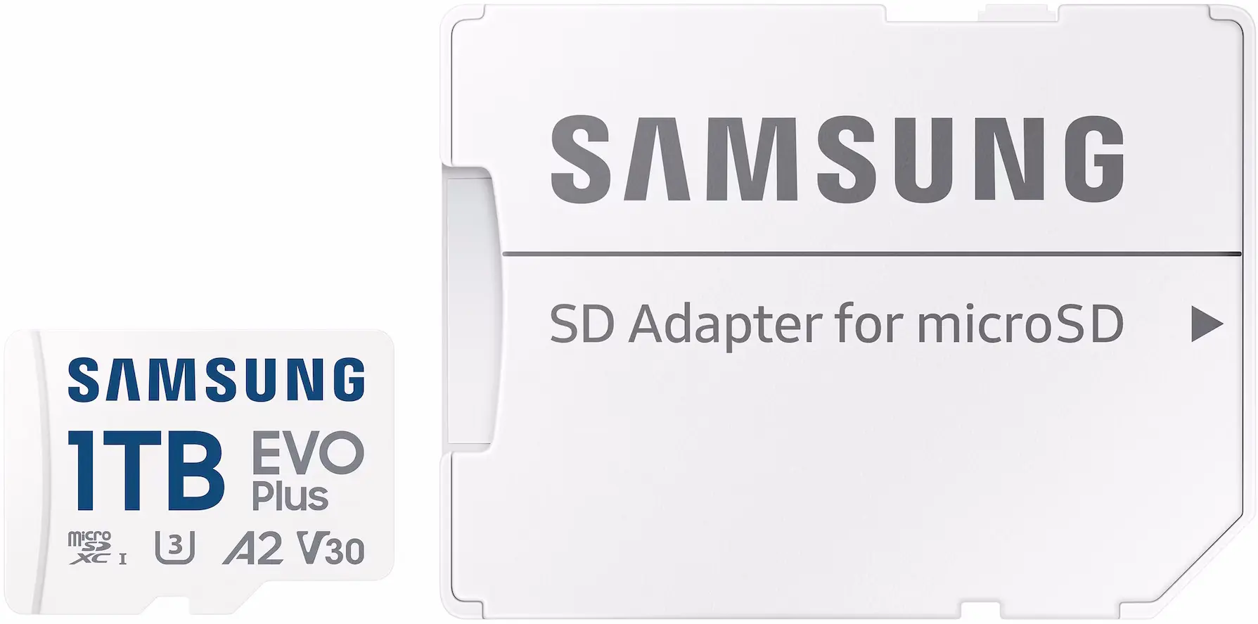 Карта памяти Samsung EVO Plus MicroSDXC 1TB Class 10 UHS-I U3 + SD adapter