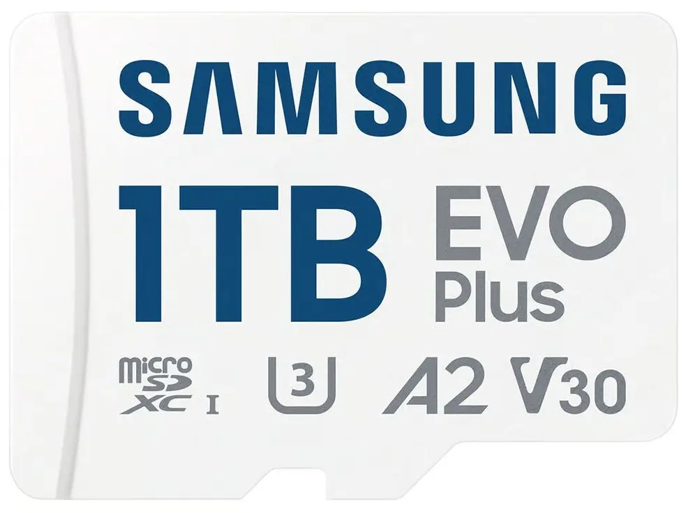Карта памяти Samsung EVO Plus MicroSDXC 1TB Class 10 UHS-I U3 + SD adapter