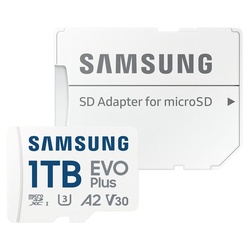 Card memorie Samsung EVO Plus MicroSDXC 1TB Class 10 UHS-I U3 + SD adapter
