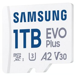 Карта памяти Samsung EVO Plus MicroSDXC 1TB Class 10 UHS-I U3 + SD adapter Thumb