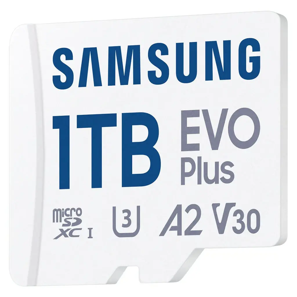 Карта памяти Samsung EVO Plus MicroSDXC 1TB Class 10 UHS-I U3 + SD adapter