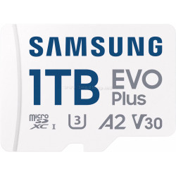 Card memorie Samsung EVO Plus MicroSDXC 1TB Class 10 UHS-I U3 + SD adapter
