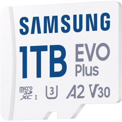 Карта памяти Samsung EVO Plus MicroSDXC 1TB Class 10 UHS-I U3 + SD adapter Thumb