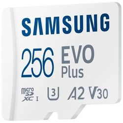 Карта памяти Samsung EVO Plus MicroSDXC 256GB Class 10 UHS-I U3 + SD adapter Thumb