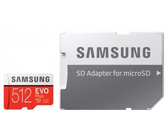 Card memorie Samsung EVO Plus microSDXC 512GB Class 10 UHS-I + SD adapter