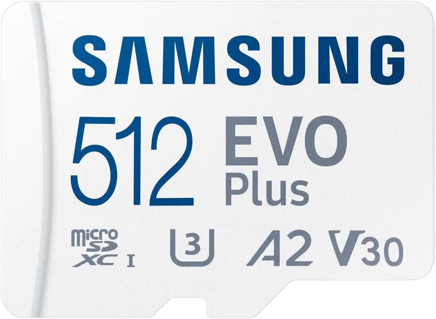 Карта памяти Samsung EVO Plus MicroSDXC 512GB Class 10 UHS-I U3 + SD adapter