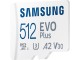 Card memorie Samsung EVO Plus MicroSDXC 512GB Class 10 UHS-I U3 + SD adapter