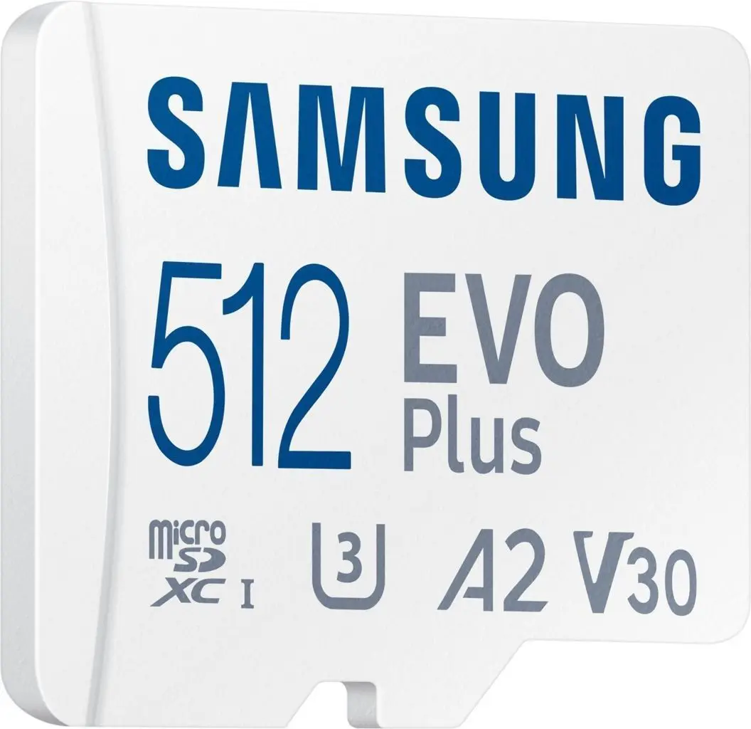 Карта памяти Samsung EVO Plus MicroSDXC 512GB Class 10 UHS-I U3 + SD adapter
