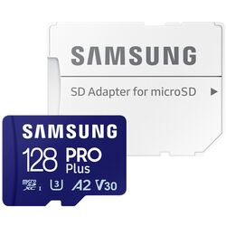 Card memorie Samsung Pro Plus MicroSD 128GB Class 10 + SD adapter Thumb