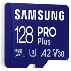 Card memorie Samsung Pro Plus MicroSD 128GB Class 10 + SD adapter Thumb