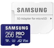 Card memorie Samsung PRO Plus MicroSD 256GB Class 10 UHS-I U3 + SD adapter