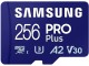 Card memorie Samsung PRO Plus MicroSD 256GB Class 10 UHS-I U3 + SD adapter