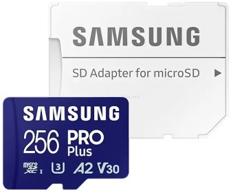 Card memorie Samsung PRO Plus MicroSD 256GB Class 10 UHS-I U3 + SD adapter