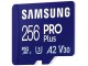 Card memorie Samsung PRO Plus MicroSD 256GB Class 10 UHS-I U3 + SD adapter