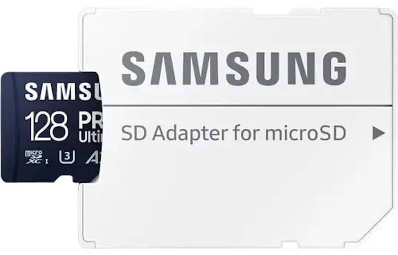 Card memorie Samsung PRO Ultimate MicroSDXC 128GB Class 10 UHS-I U3 + SD adapter
