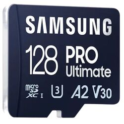 Card memorie Samsung PRO Ultimate MicroSDXC 128GB Class 10 UHS-I U3 + SD adapter Thumb