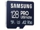 Card memorie Samsung PRO Ultimate MicroSDXC 128GB Class 10 UHS-I U3 + SD adapter