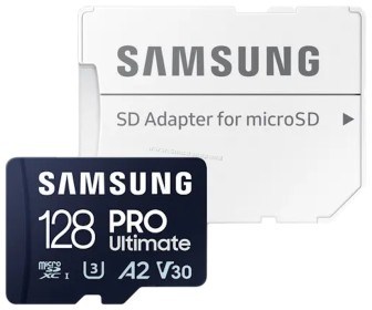 Card memorie Samsung PRO Ultimate MicroSDXC 128GB Class 10 UHS-I U3 + SD adapter