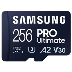 Карта памяти Samsung Pro Ultimate microSDXC 256GB Class U3 V30 + SD adapter Thumb