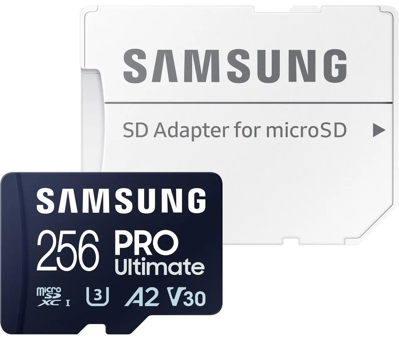 Карта памяти Samsung Pro Ultimate microSDXC 256GB Class U3 V30 + SD adapter