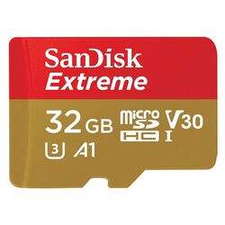 Карта памяти SanDisk Extreme microSDHC 32GB Class 10 UHS-I + SD adapter Thumb