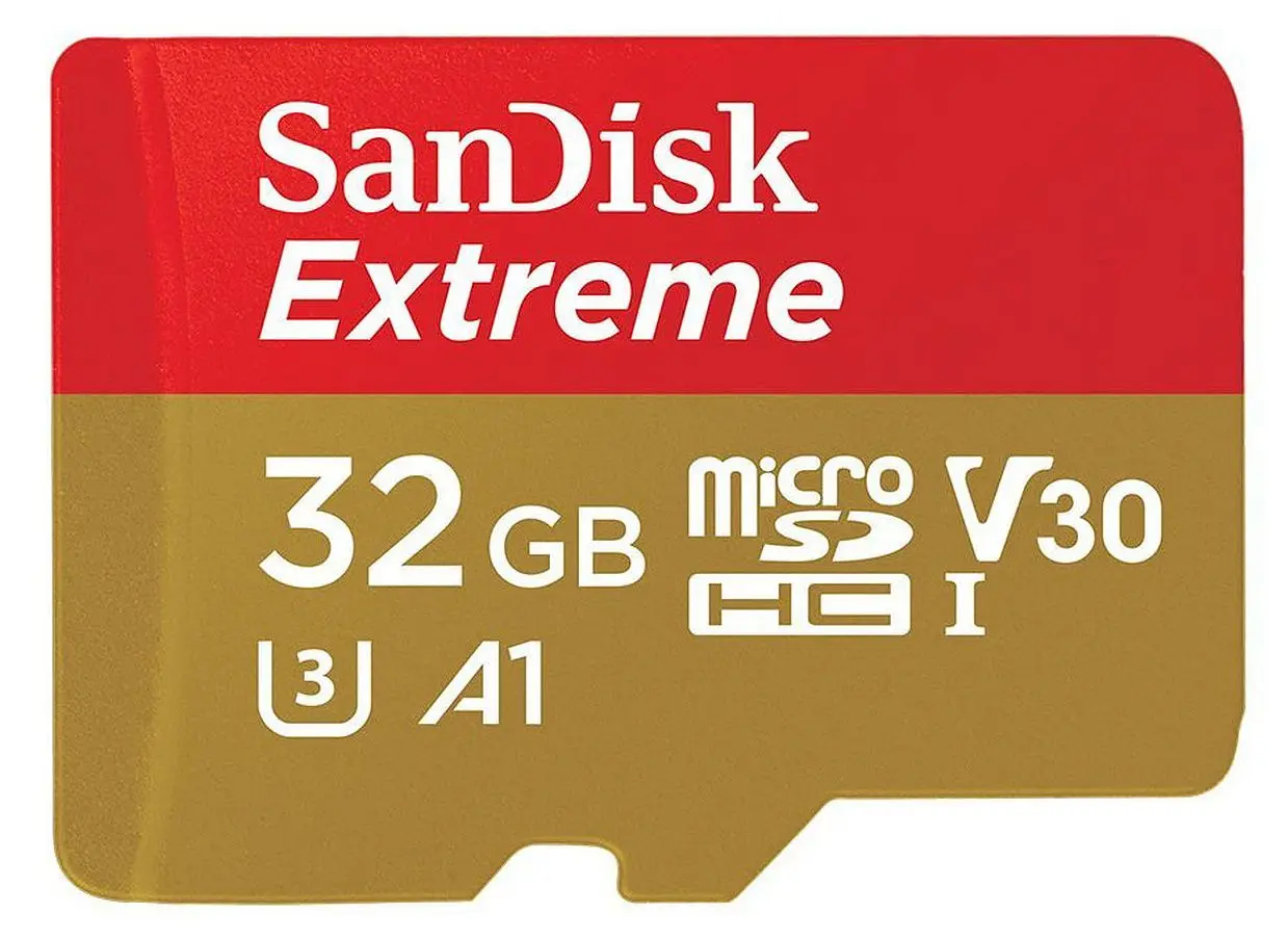 Карта памяти SanDisk Extreme microSDHC 32GB Class 10 UHS-I + SD adapter - 2