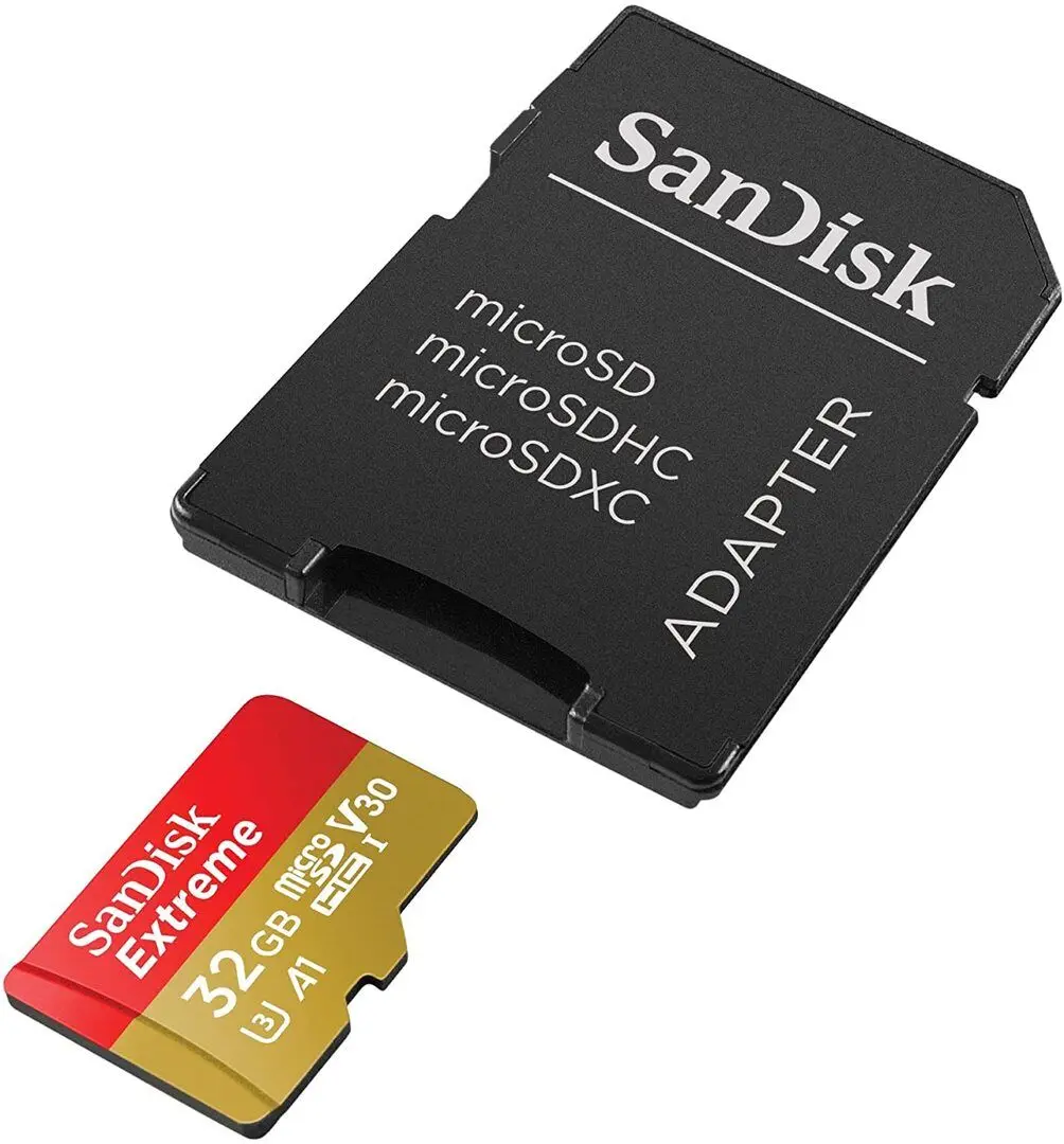 Карта памяти SanDisk Extreme microSDHC 32GB Class 10 UHS-I + SD adapter - 3