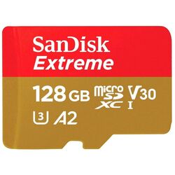Карта памяти SanDisk Extreme microSDXC 128GB Class 10 + SD adapter Thumb