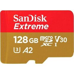 Карта памяти SanDisk Extreme microSDXC 128GB UHS-I A2 U3 Class 10