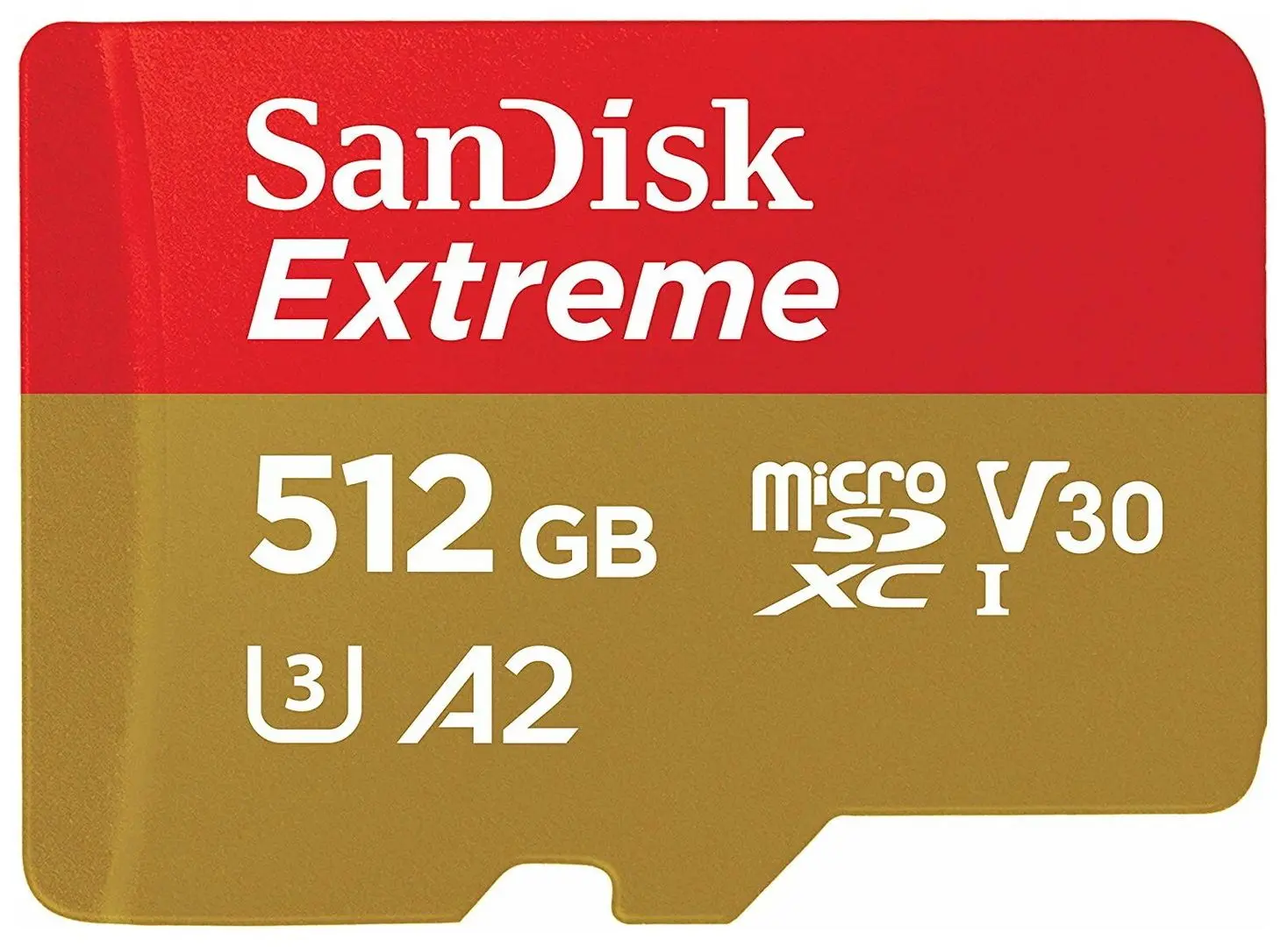 Карта памяти SanDisk Extreme microSDXC 512GB Class 10 V30 A2 UHS-I + SD Adapter - 3