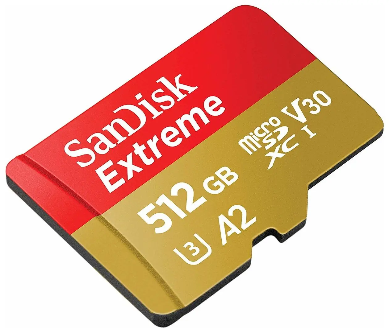 Карта памяти SanDisk Extreme microSDXC 512GB Class 10 V30 A2 UHS-I + SD Adapter - 4