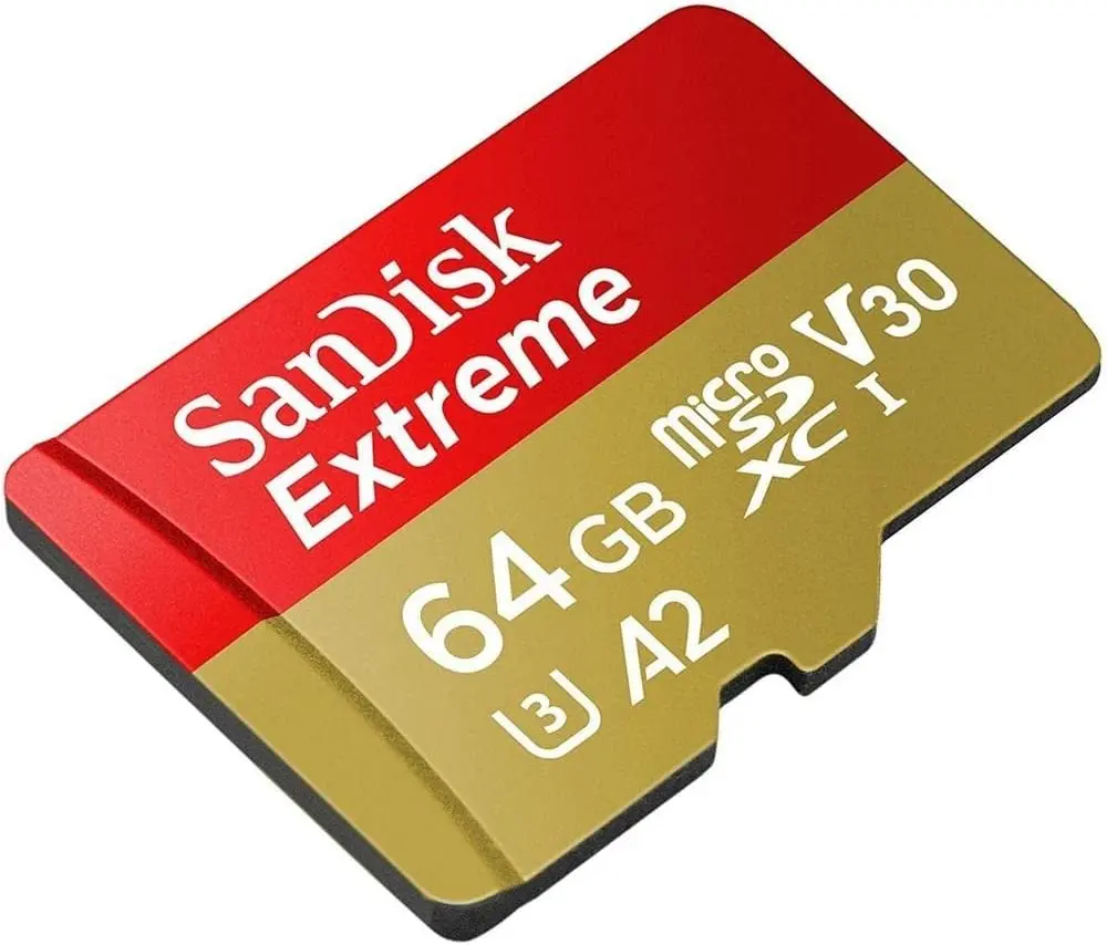 Карта памяти SanDisk Extreme microSDXC 64GB Class 10 UHS-I + SD adapter - 4