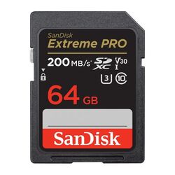 Карта памяти SanDisk Extreme Pro SDXC 64GB Class 10 V30 UHS-I