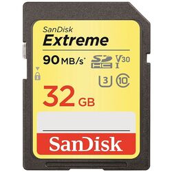 Карта памяти SanDisk Extreme SDHC 32GB UHS-I U3 Class 10