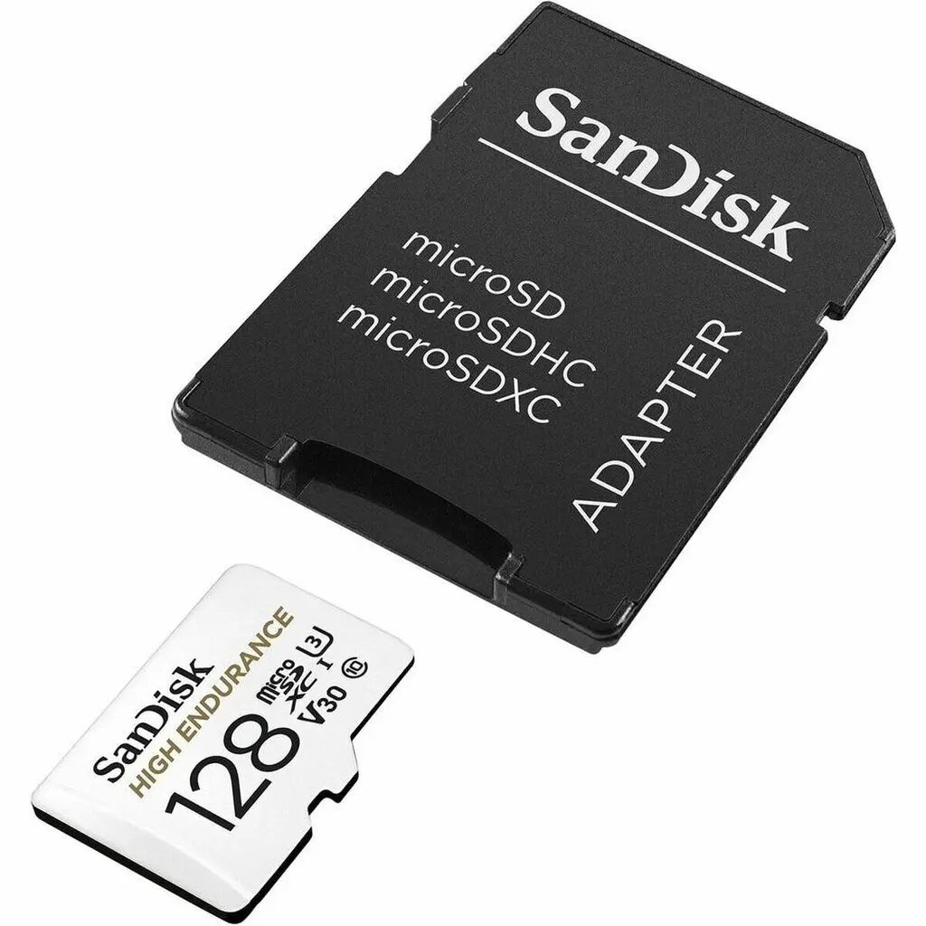 Карта памяти SanDisk High Endurance microSDXC 128GB Class 10 UHS-I - 3