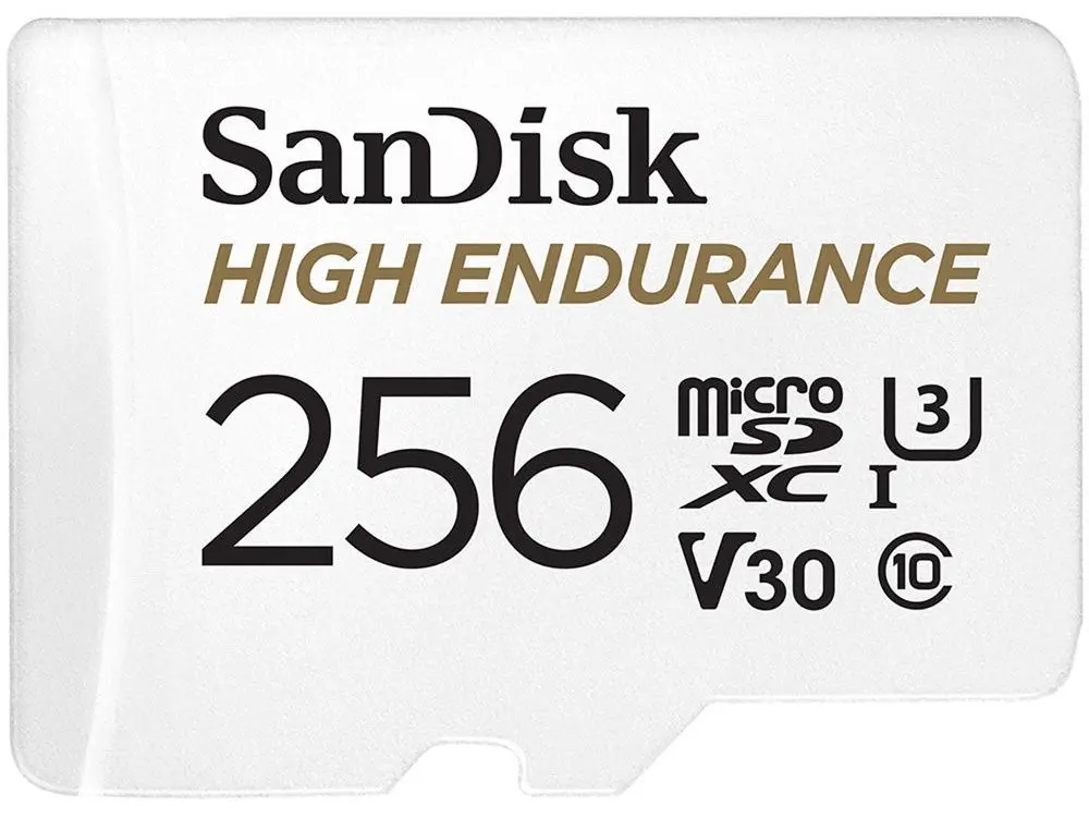 Карта памяти SanDisk High Endurance microSDXC 256GB Class 10 UHS-I