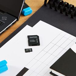 Карта памяти SanDisk microSDHC 32GB Class 4 + SD adapter Thumb