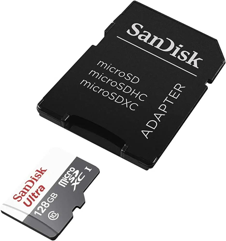 Карта памяти SanDisk Ultra microSDXC 128GB Class 10 UHS-I + SD adapter - 2