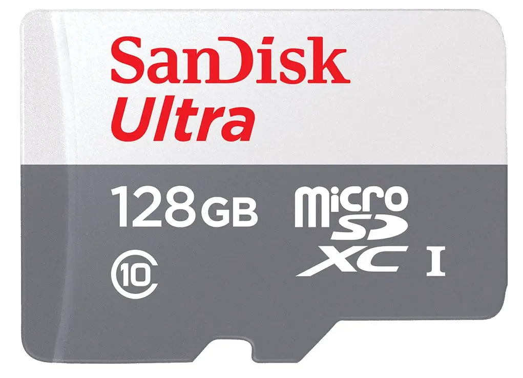Карта памяти SanDisk Ultra microSDXC 128GB Class 10 UHS-I + SD adapter - 3