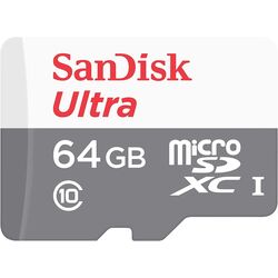 Карта памяти SanDisk Ultra microSDXC 64GB Class 10 UHS-I
