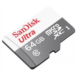 Карта памяти SanDisk Ultra microSDXC 64GB Class 10 UHS-I + SD adapter Thumb