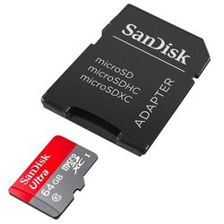 Карта памяти SanDisk Ultra microSDXC 64GB Class 10 UHS-I + SD adapter Thumb