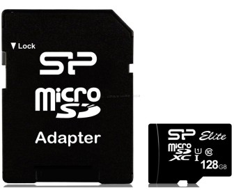 Card memorie Silicon Power Elite MicroSDXC 128 GB Class 10 + SD adapter