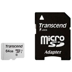 Card memorie Transcend micro SDXC 340S 64GB Class 10 UHS-I U3 +SD adapter