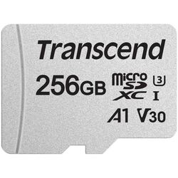 Карта памяти Transcend 300S microSDXC class10 256Gb UHS-I U1 + SD adapter (TS256GUSD300S)