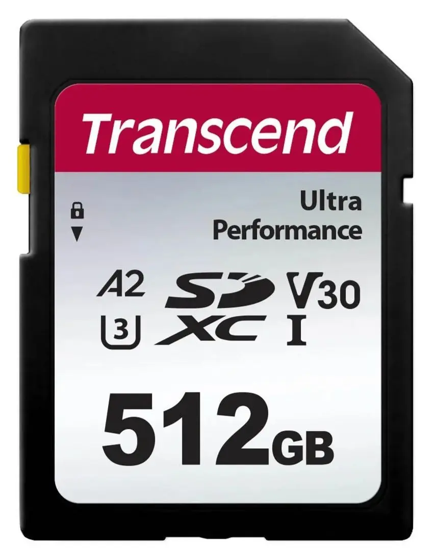 Карта памяти Transcend 340S SDXC 512GB UHS-I U3 Class 10