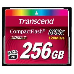 Card memorie Transcend CompactFlash 256Gb 800x (TS256GCF800)