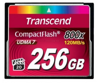 Card memorie Transcend CompactFlash 256Gb 800x (TS256GCF800)